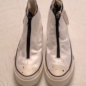 CONVERSE Joshua Vides All Stars. Chuck 70. Hi Top Zip Sneakers. A00711C. Size 9.